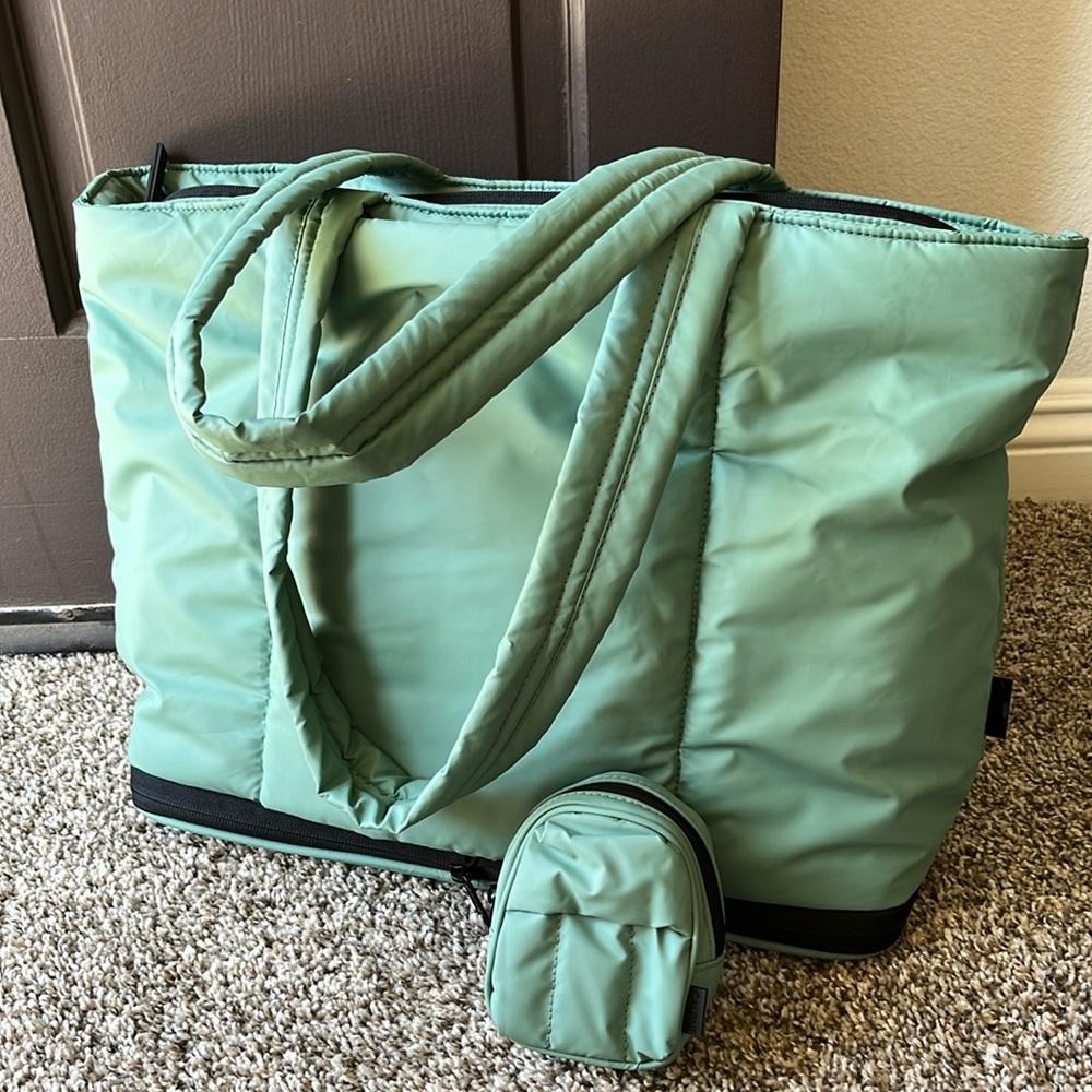 Calpak Luka Expandable Laptop Tote and Key Pouch